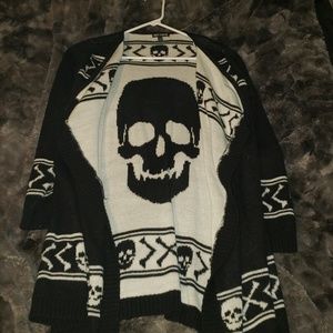 Hot Topic Skull Sweater
